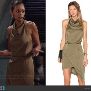 gradient chiffon dress